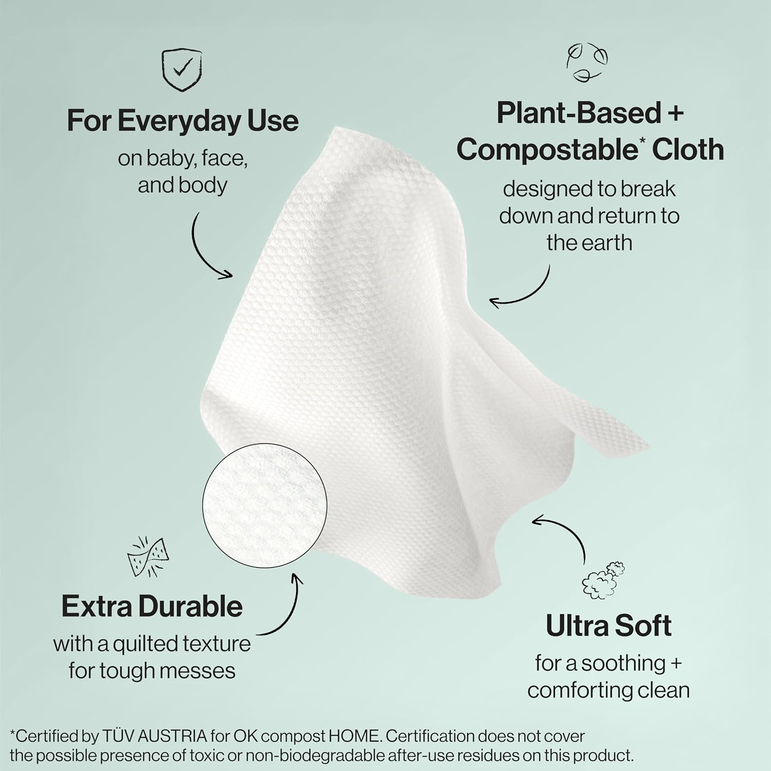 The Honest Company Multi-Use Baby Wipes in Pattern Play design, 720-count pack for everyday baby-care cleanup.
