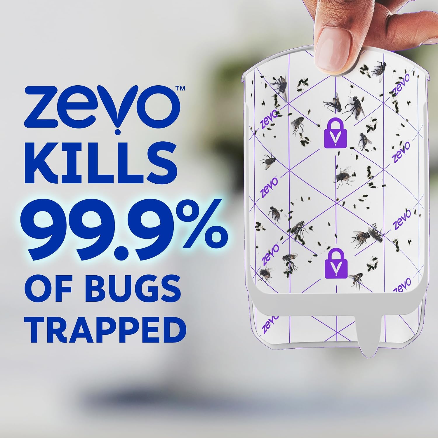 Zevo Flying Insect Trap for Fruit Flies and Gnats with 1 Plug-in Base and 1 Refill