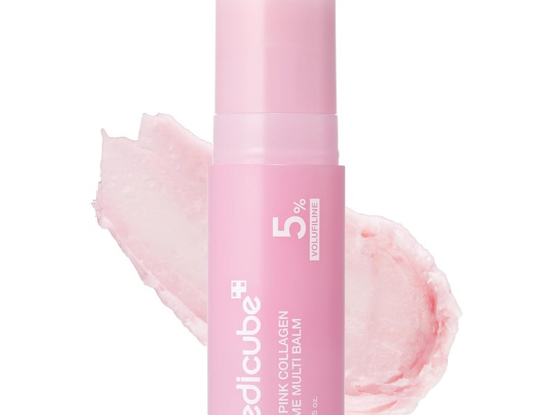 medicube PDRN Collagen Volume Multi Balm Stick for moisturizing skincare and a firm-looking, radiant appearance on the face and body.